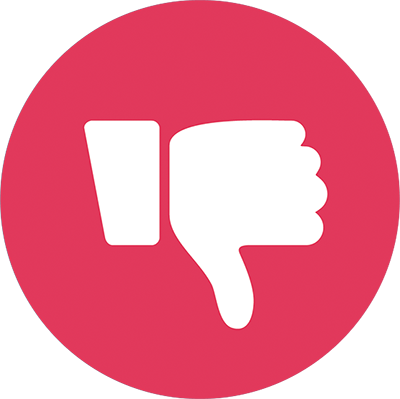 thumbs down